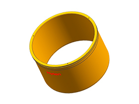 Applicare alla boccola del cilindro Hydroset delle parti di ricambio del frantoio a cono Sandvik CH420 H2800