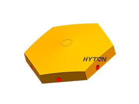 Piastra Hyton Distrutor Applicare CV117 VSI Sandvik Vertical Impact Crusher Ricambi